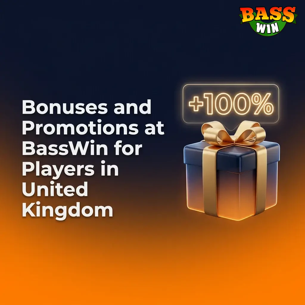 BassWin bonuses table for UK players showing welcome offers, free spins, reload, cashback, and accumulator deals.