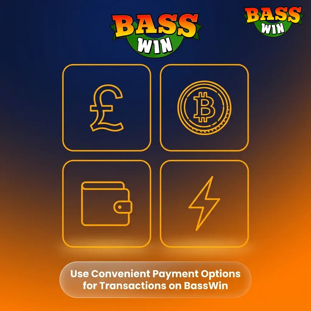 BassWin payment methods table showing deposit and withdrawal times for Visa, Mastercard, Apple Pay, bank transfer, and crypto
